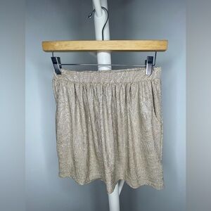 Pins & Needles Women’s Skirt Gold With Pockets Small